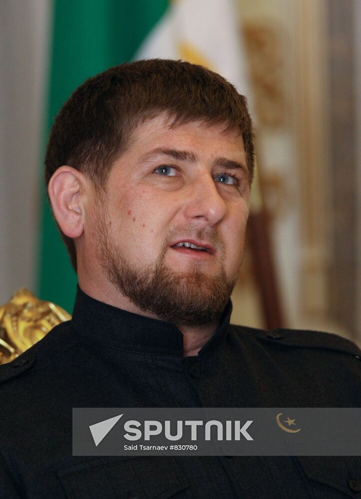 Ramzan Kadyrov gives interview