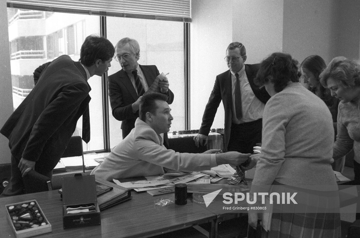 Vyacheslav Zaitsev in International Trade Center in Moscow