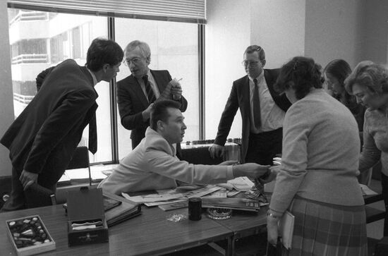 Vyacheslav Zaitsev in International Trade Center in Moscow