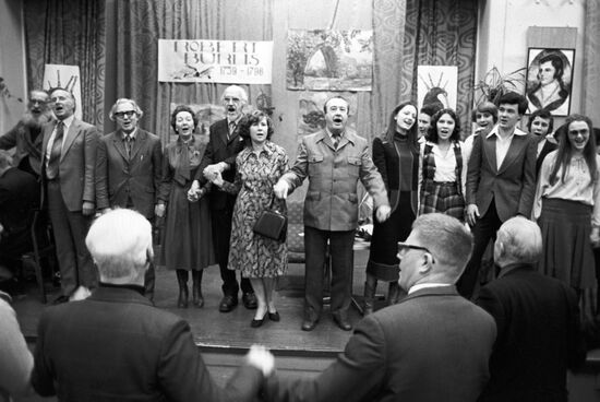 Burns Club and "Scotland-USSR" Friendship Society