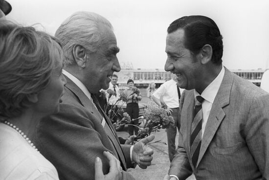 Grigory Aleksandrov and Alberto Sordi