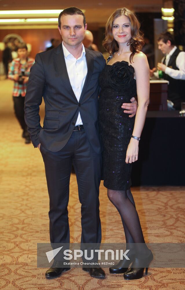 Anna nevskaya with companion