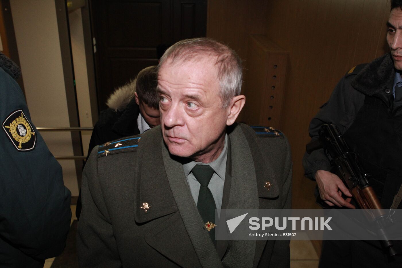 Former intelligence officer Vladimir Kvachkov in Lefortovo court