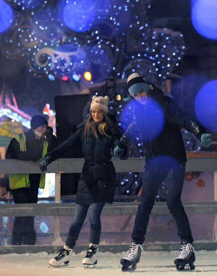 Preparations to New Year in St. Petersburg