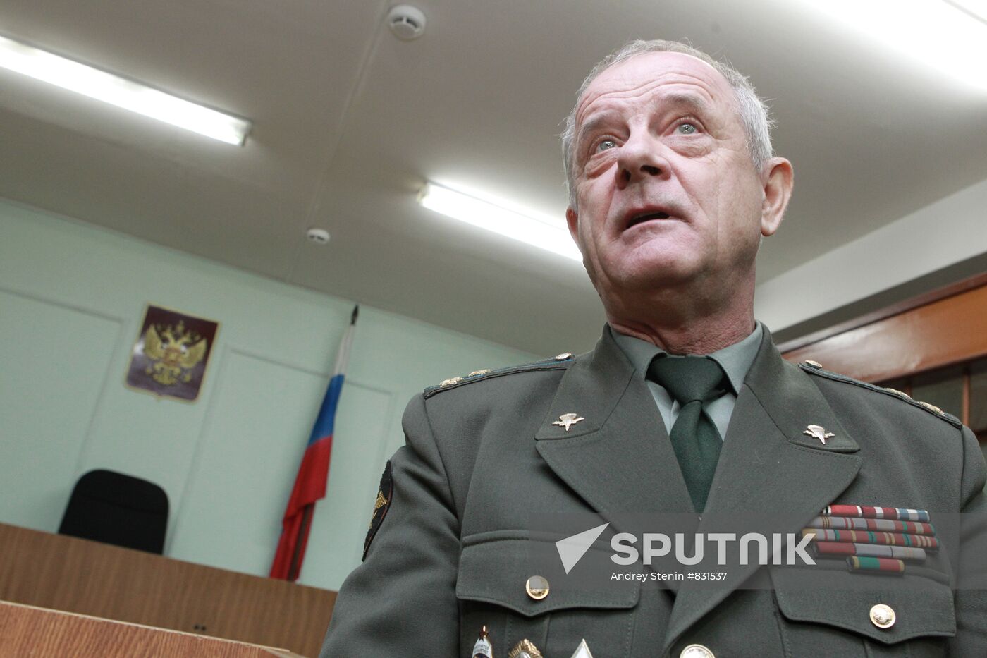 GRU retired colonel Vladimir Kvachkov in the Lefortovo court
