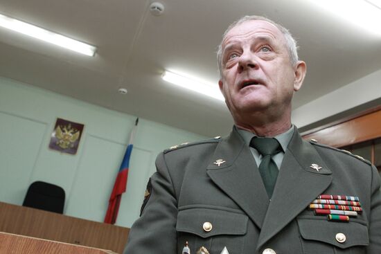 GRU retired colonel Vladimir Kvachkov in the Lefortovo court