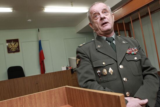 GRU retired colonel Vladimir Kvachkov in the Lefortovo court