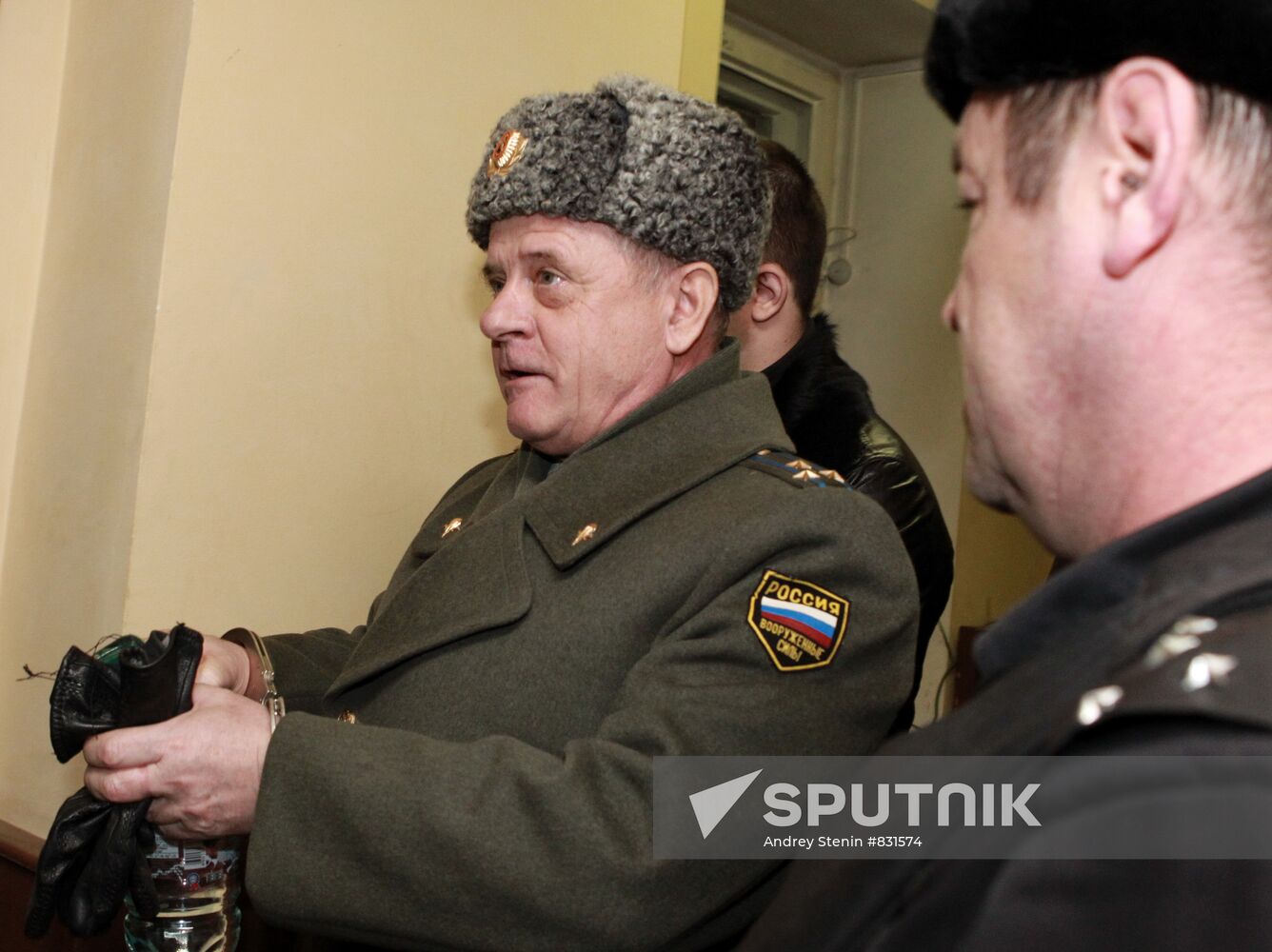 GRU retired colonel Vladimir Kvachkov in the Lefortovo court