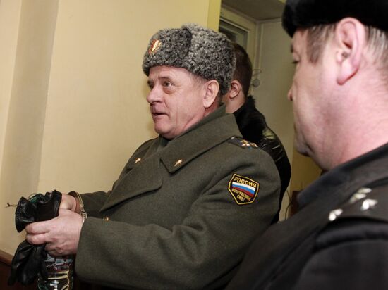 GRU retired colonel Vladimir Kvachkov in the Lefortovo court