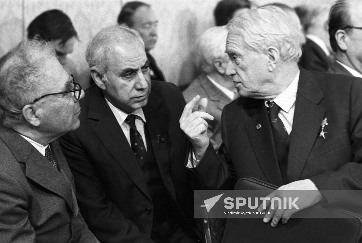 Academicians Ambartsumyan, Asimov, Piotrovsky