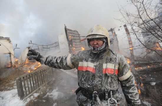 Fire in Eldorado service center, Chita