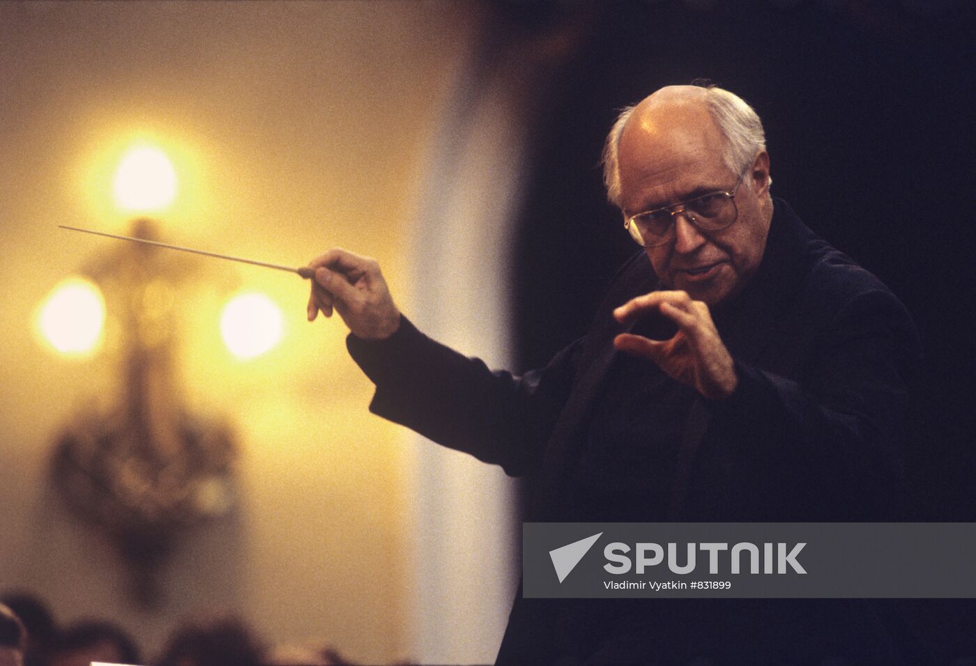 Cellist, people's artist of the USSR Mstislav Rostropovich