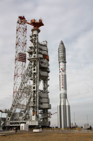Proton-M launch vehicle with Ka-SAT satellite