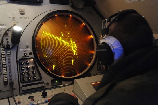 Radio data treatment panel, command post