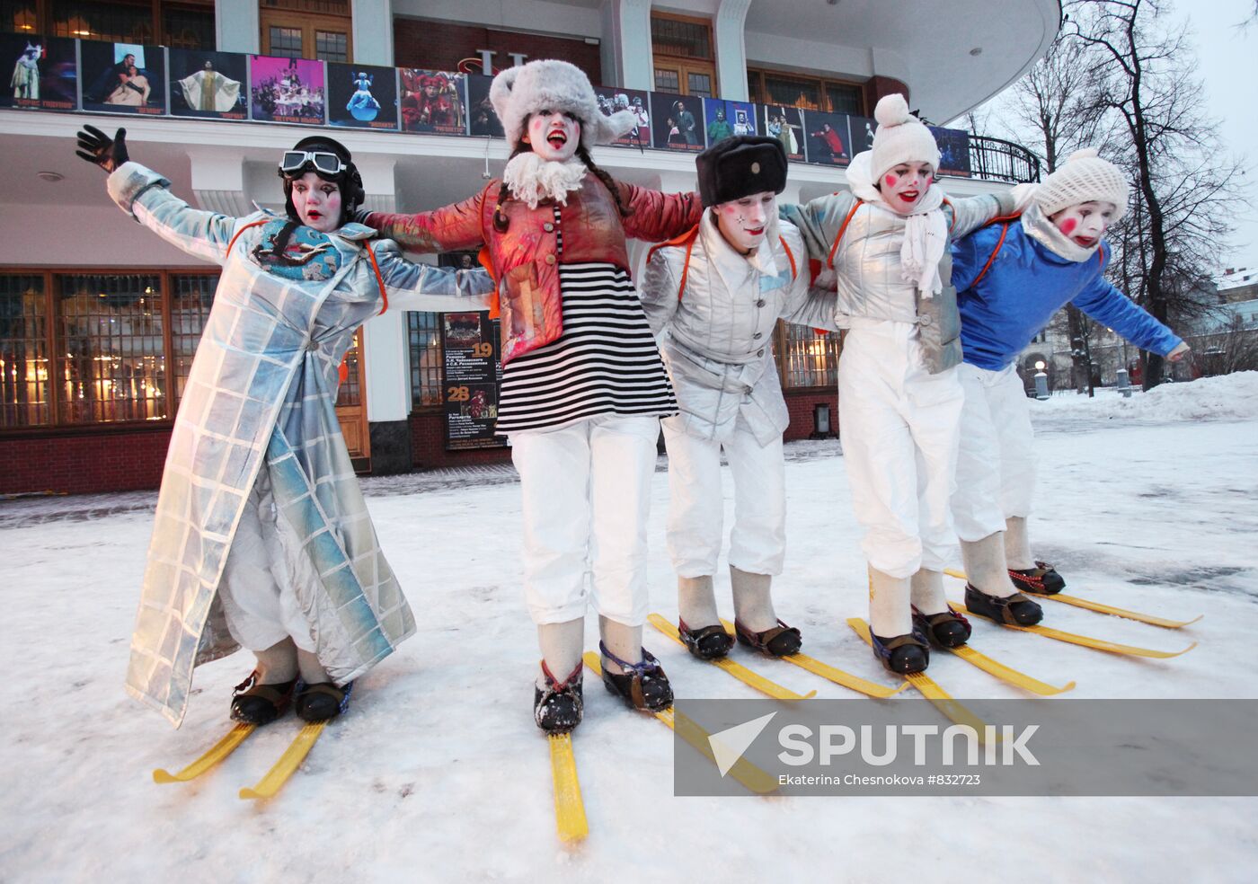 Seasons New Year fair held at Moscow Hermitage Garden