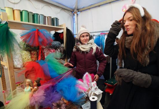 Seasons New Year fair held at Moscow Hermitage Garden