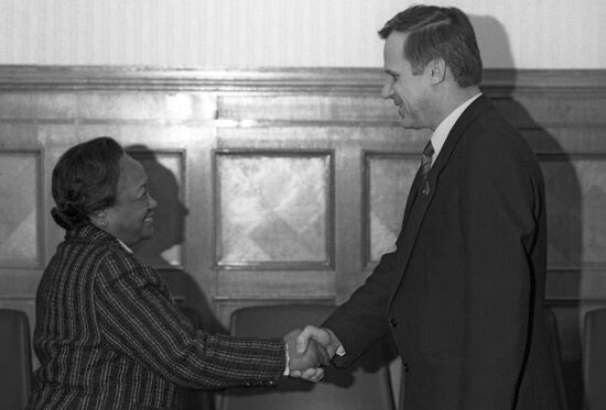 Nikolai Ryzhkov and Giselle Rabesahala