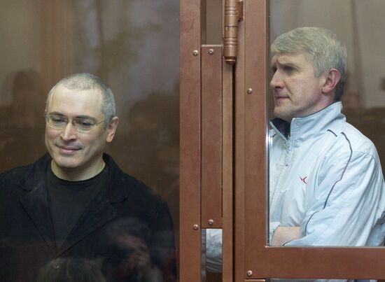 Mikhail Khodorkovsky and Platon Lebedev