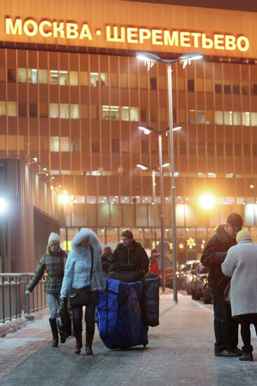 Flights delayed at Sheremetyevo Airport
