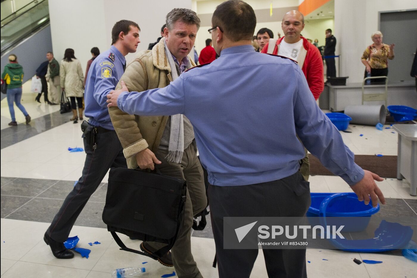 Passengers brawl in Moscow's Sheremetyevo Airport