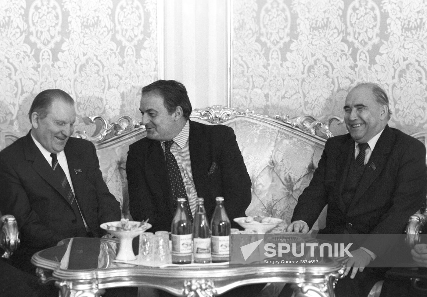 Lev Tolkunov, August Voss and J.M. Karo