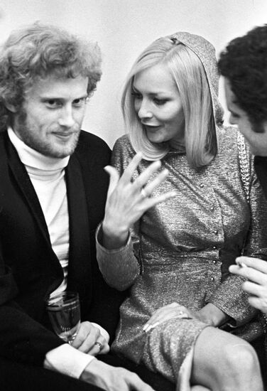 Daniel Olbrychski and Barbara Brylska