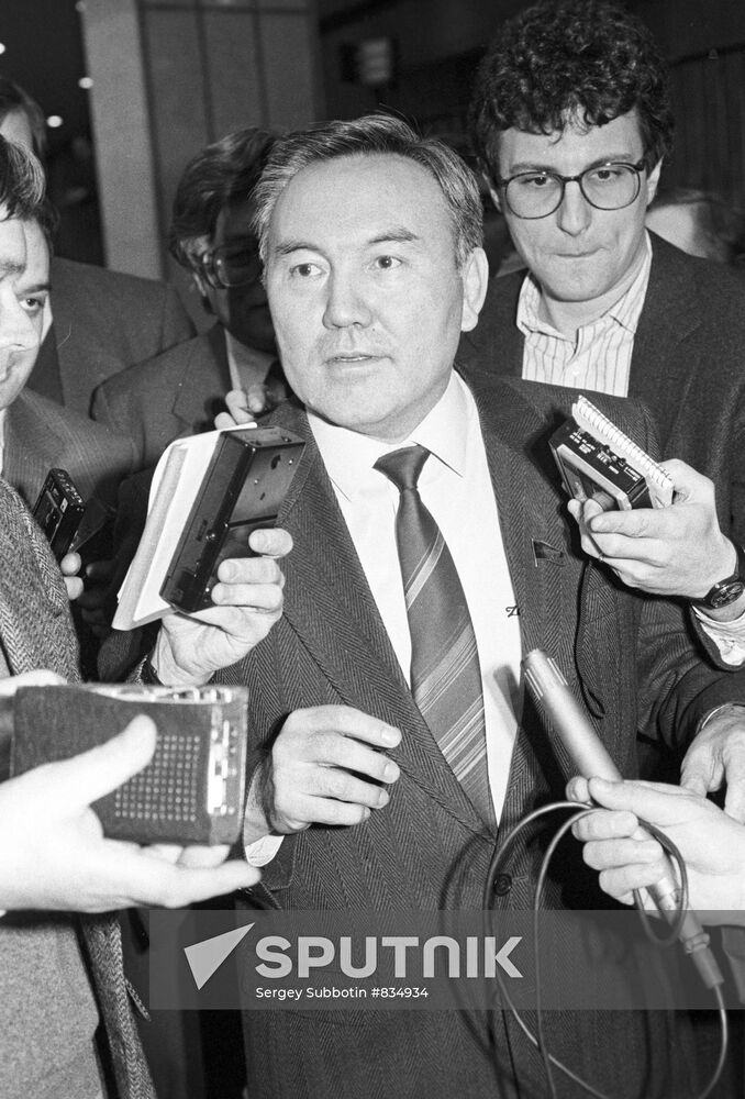 President of Kazakhstan Nursultan Nazarbayev