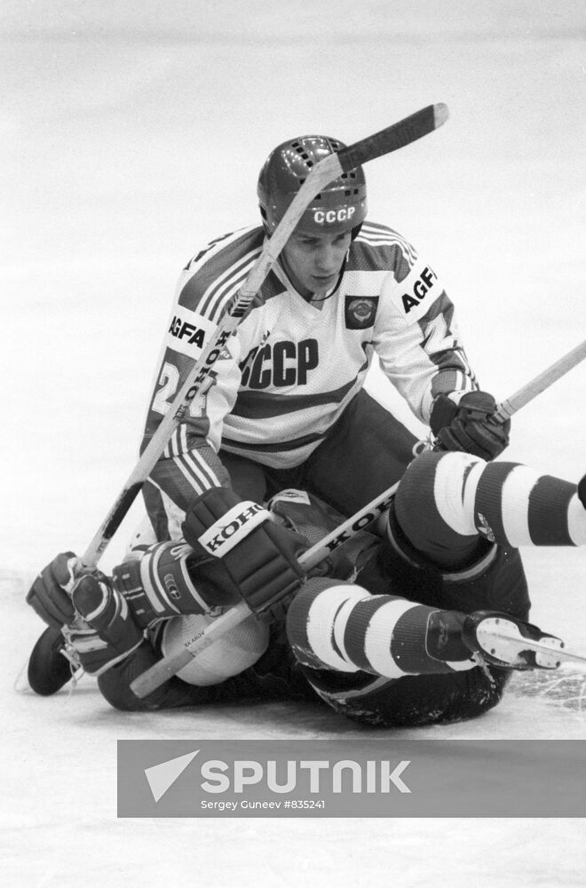 Ice hockey player Sergei Makarov