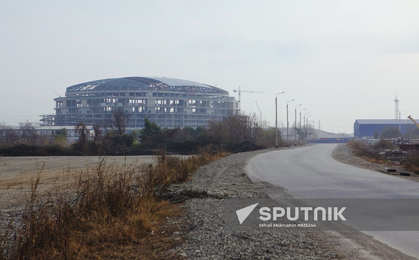 Construction of Olympic facilities in Imeretinskaya Valley