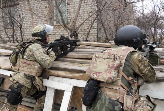 Antiterrorist operation in Makhachkala