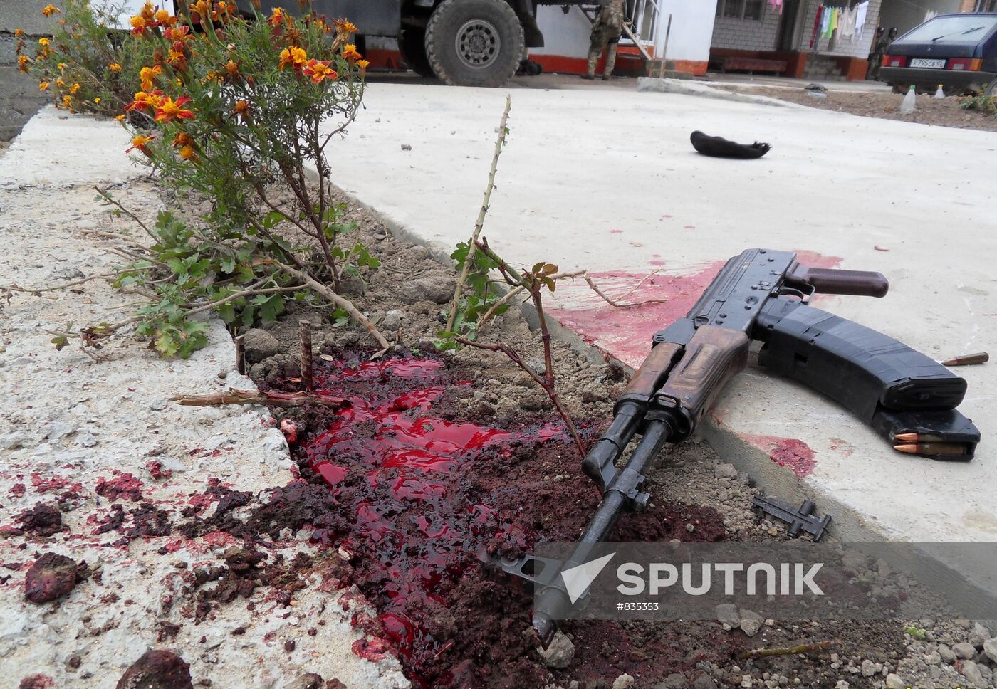 Antiterrorist operation in Makhachkala