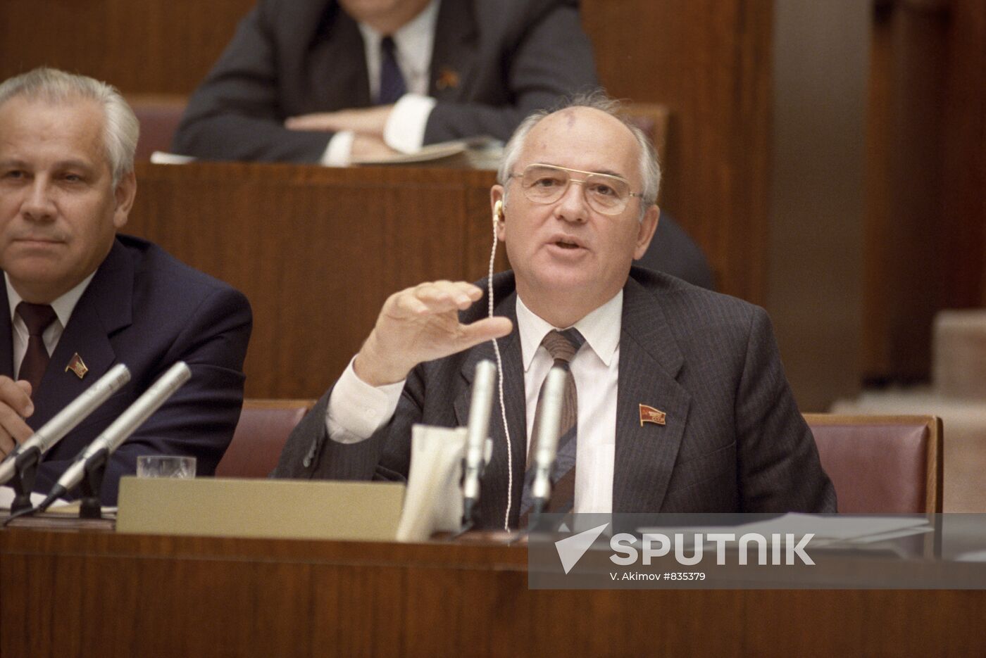 General Secretary of the CPSU CC Mikhail Gorbachev