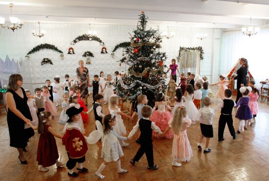 New Year party in kindergarten No. 71 in Kazan