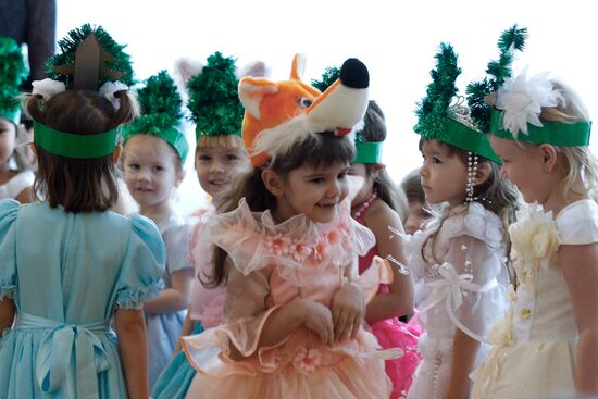 New Year party in kindergarten No. 71 in Kazan
