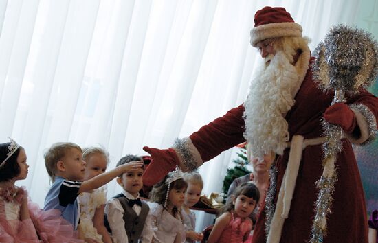 New Year party in kindergarten No. 71 in Kazan