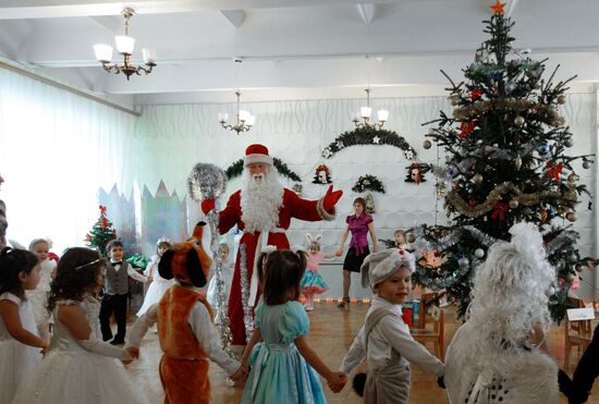 New Year party in kindergarten No. 71 in Kazan