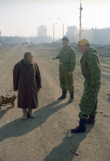 The city of Grozny