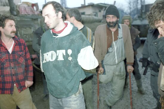 Detained separatist suspects