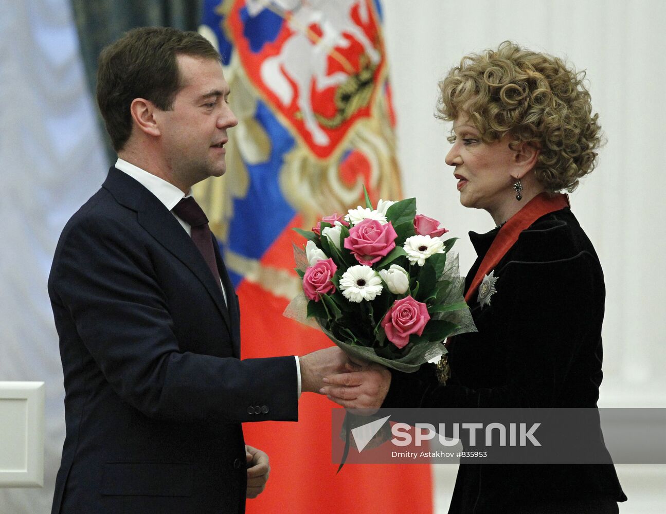 Dmitry Medvedev presents state awards in the Kremlin