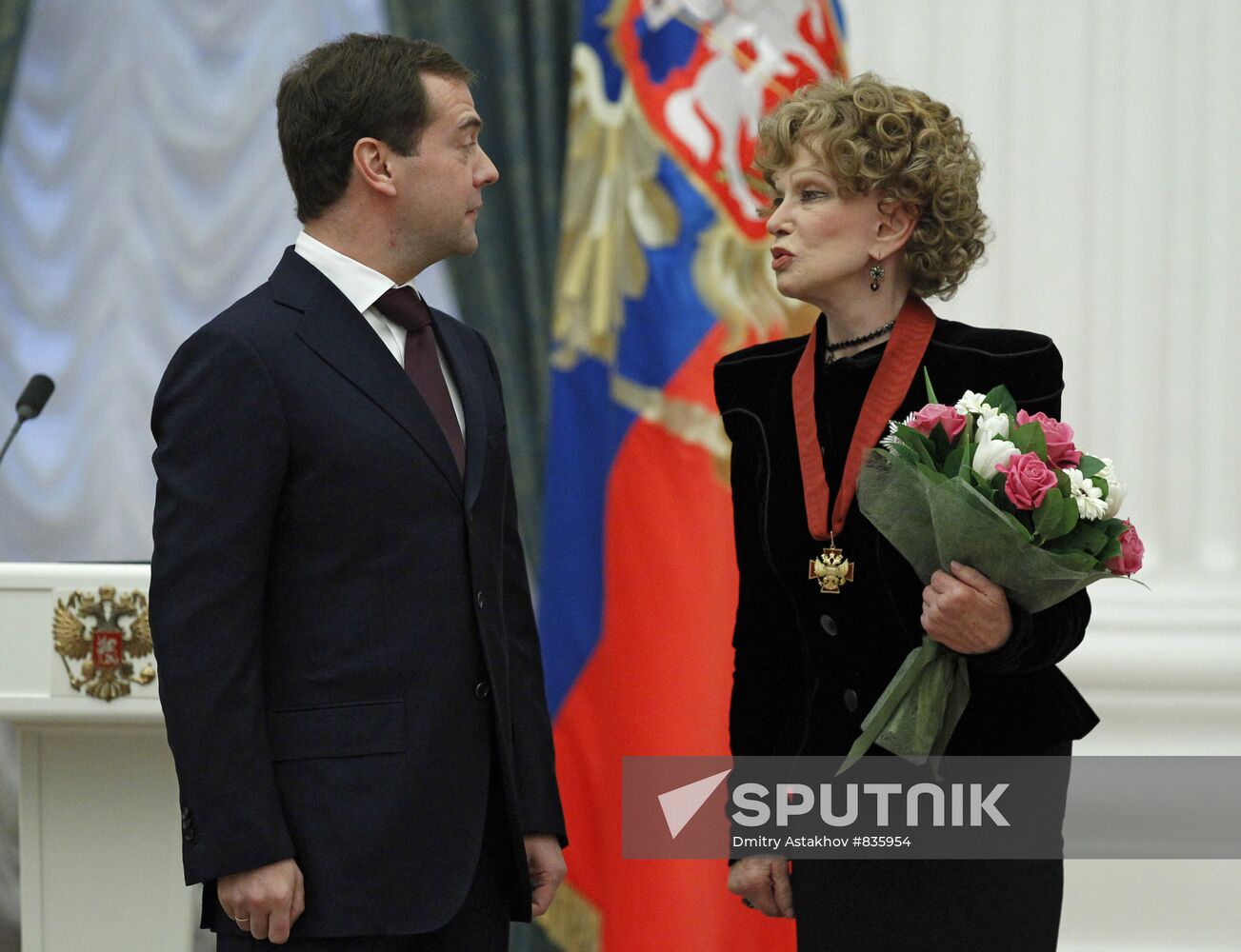 Dmitry Medvedev presents state awards in the Kremlin