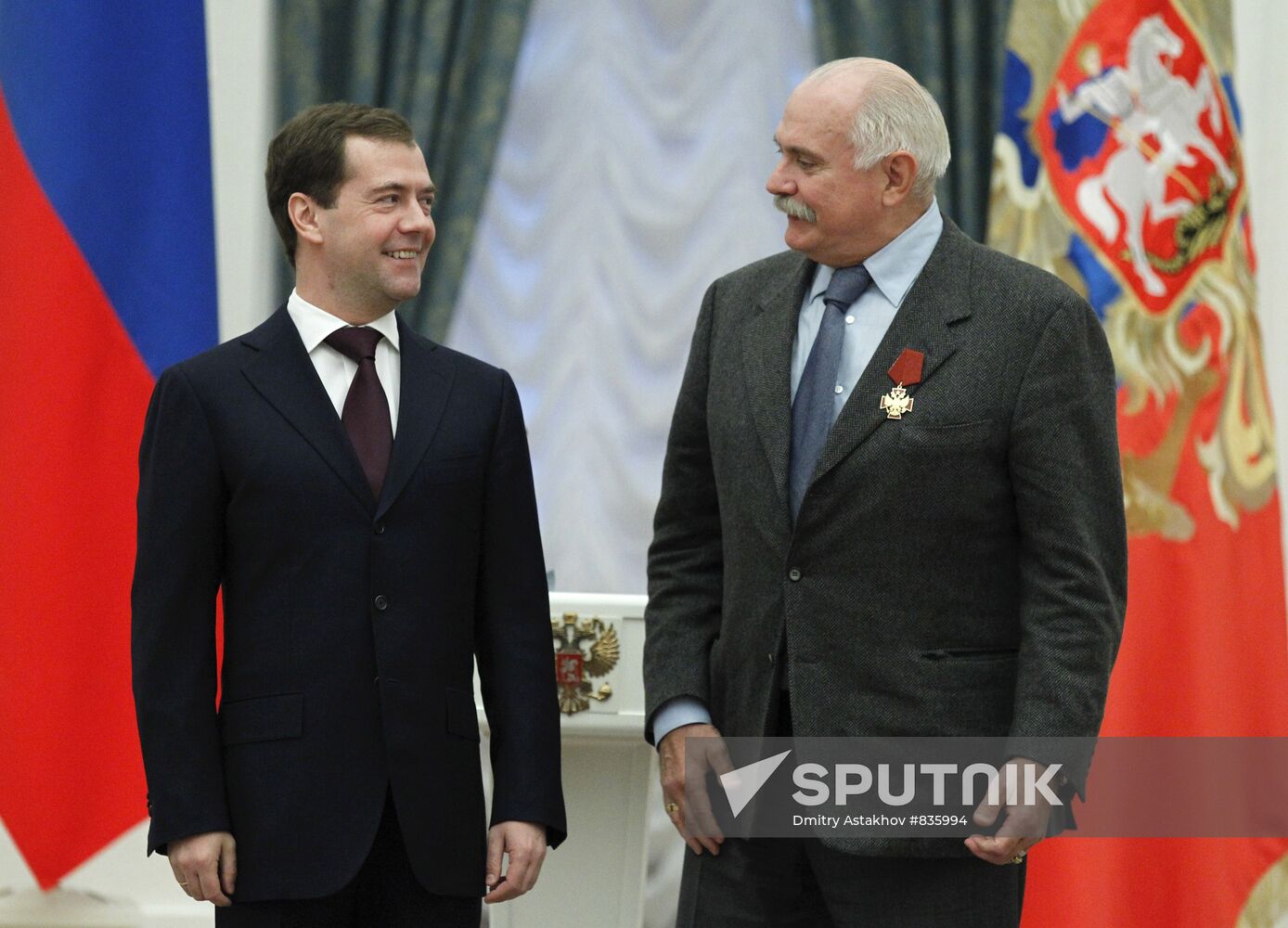 Dmitry Medvedev presents state awards in the Kremlin