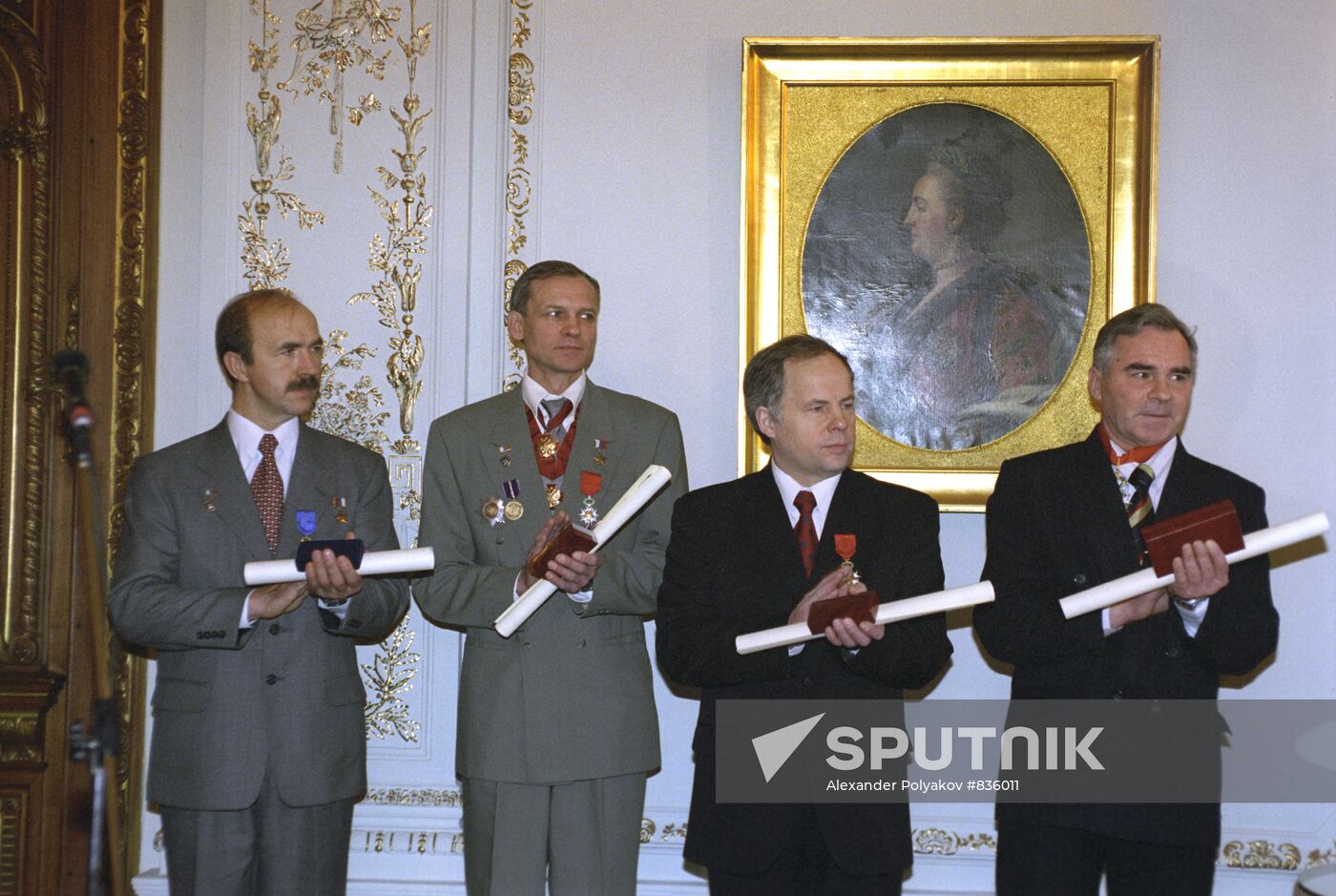Russian cosmonauts award ceremony