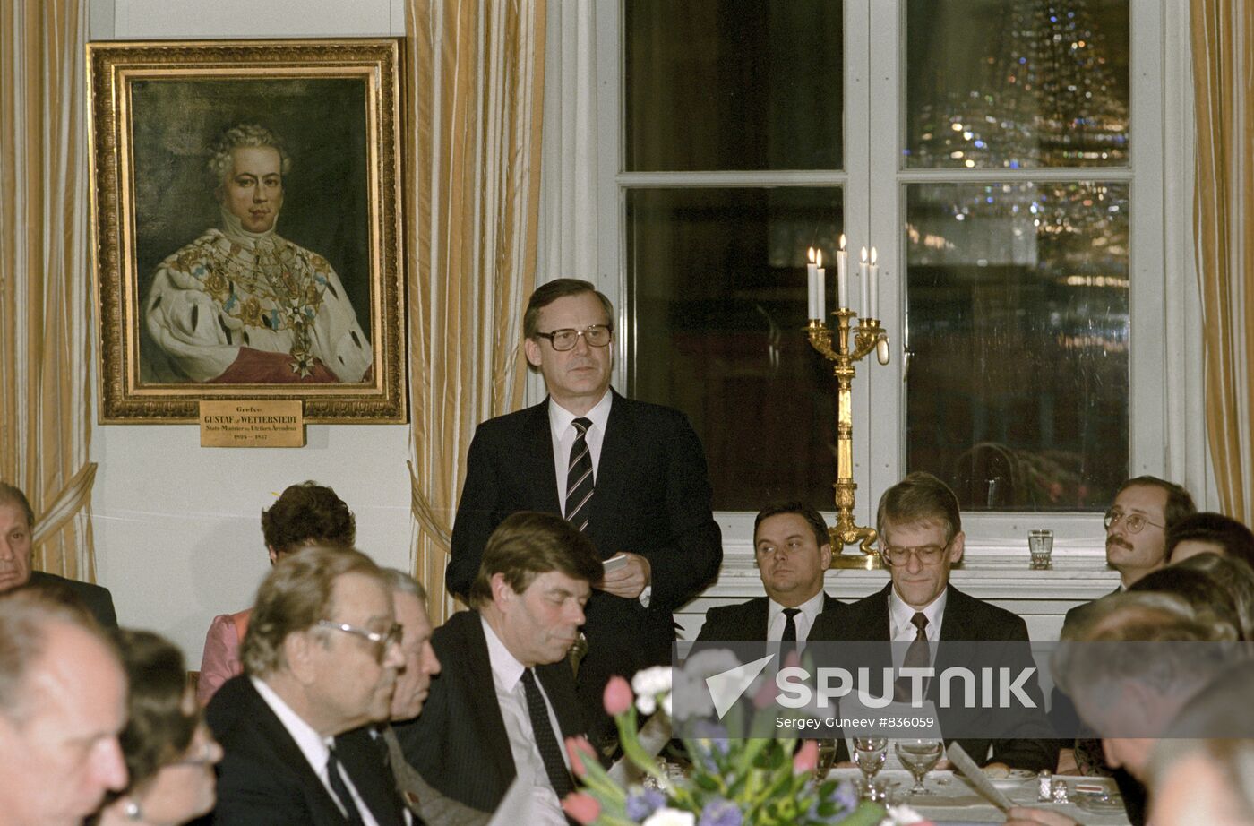 Nikolai Ryzhkov's official visit to Sweden