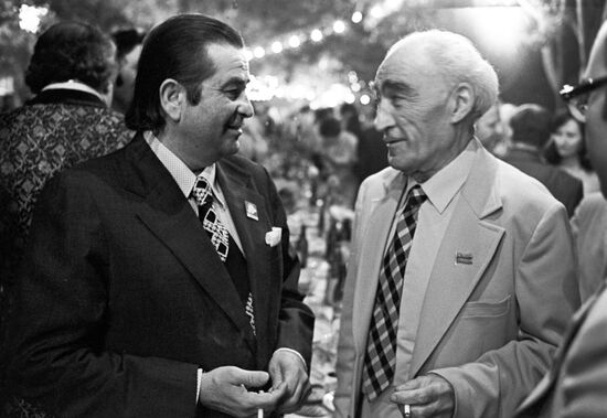 Raj Kapoor and Kamil Yarmatov