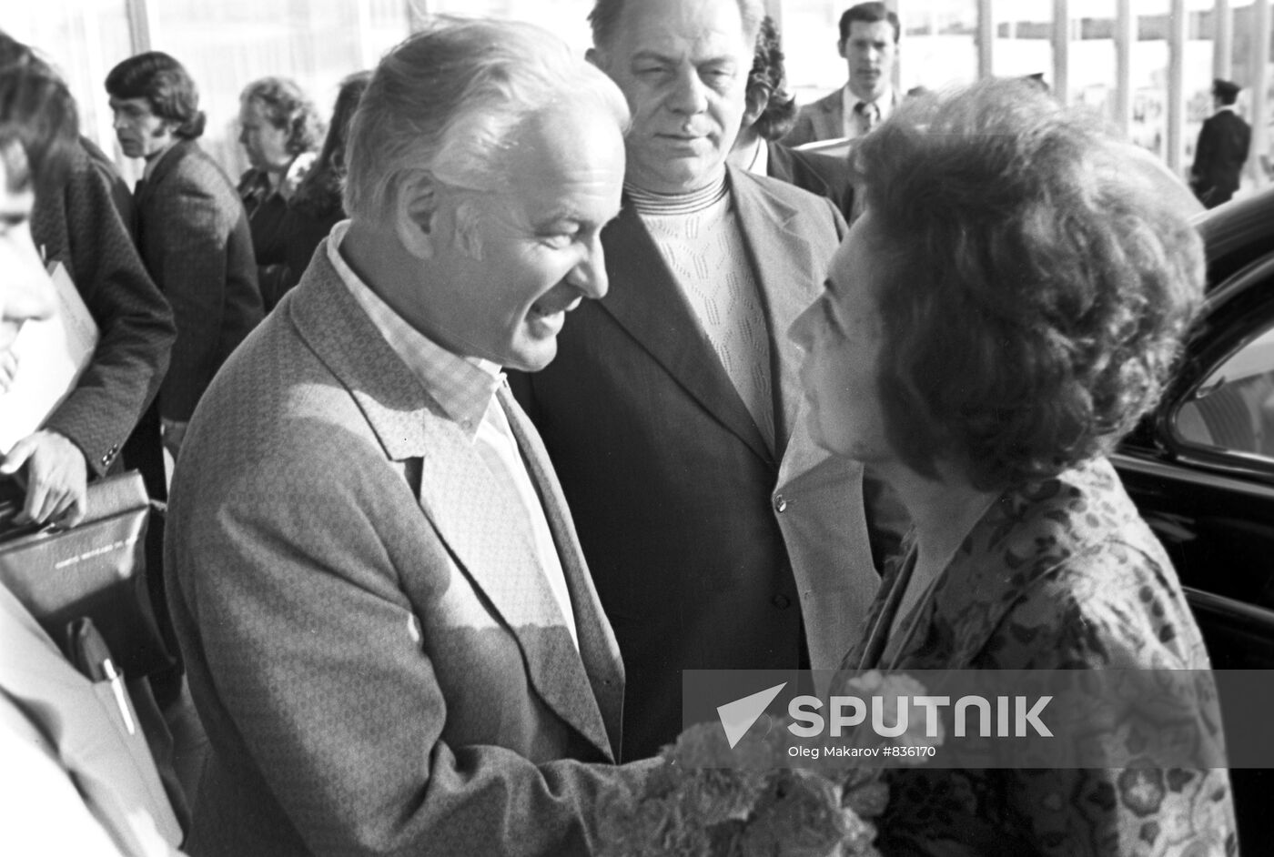 Hortensia Bussi de Allende and Stanislav Rostotsky
