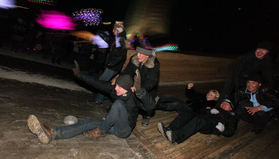 New Year celebration in Vladivostok