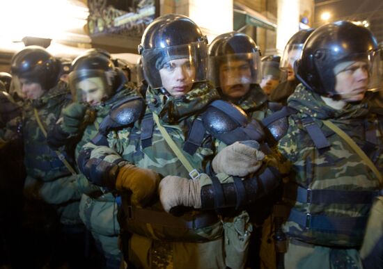 Rally in support of Article 31 of Russian Constitution in Moscow