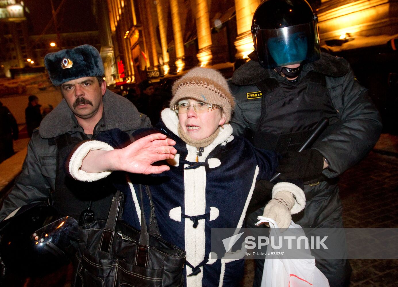 Rally in support of Article 31 of Russian Constitution in Moscow