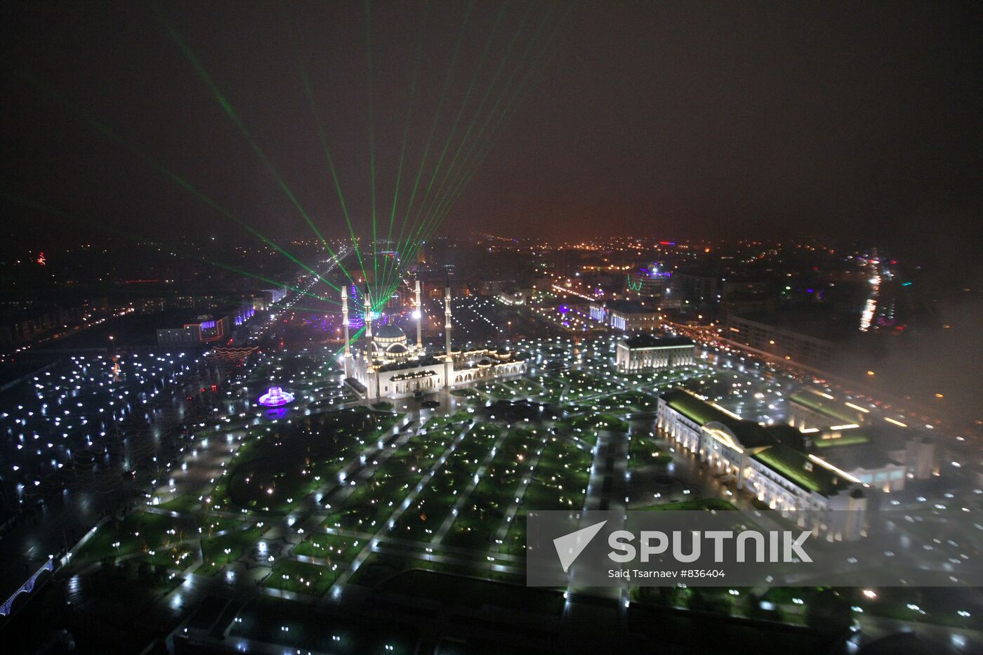 New Year celebration in Grozny