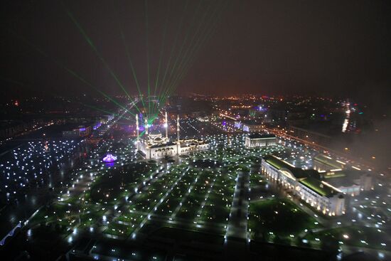 New Year celebration in Grozny